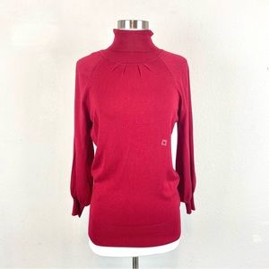 Express Red Turtleneck Sweater